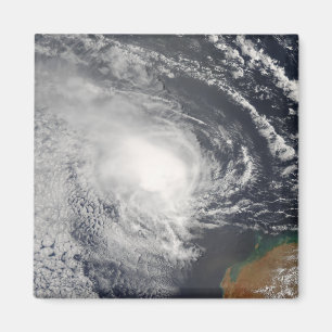 Aimant Cyclone tropical Jacob approchant l'Australie