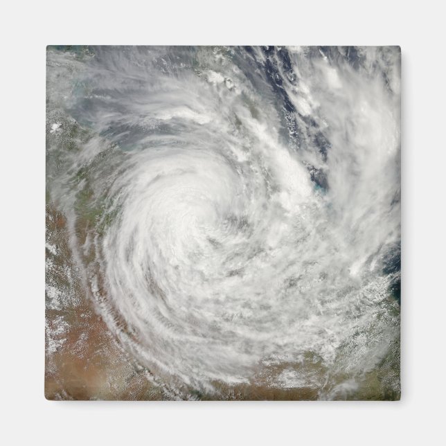 Aimant Cyclone tropical Yasi sur l'Australie 2 (Devant)