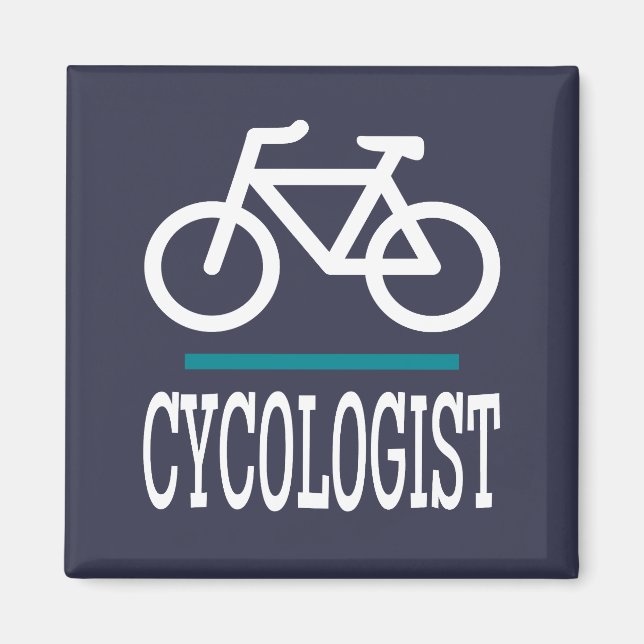 Aimant CYCOLOGIST Vélo vélo vélo vélo drôle nouveauté (Devant)