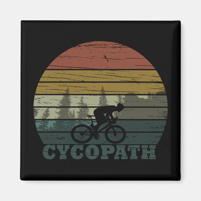 Aimant cycopath en vélo hors route, dire (Devant)