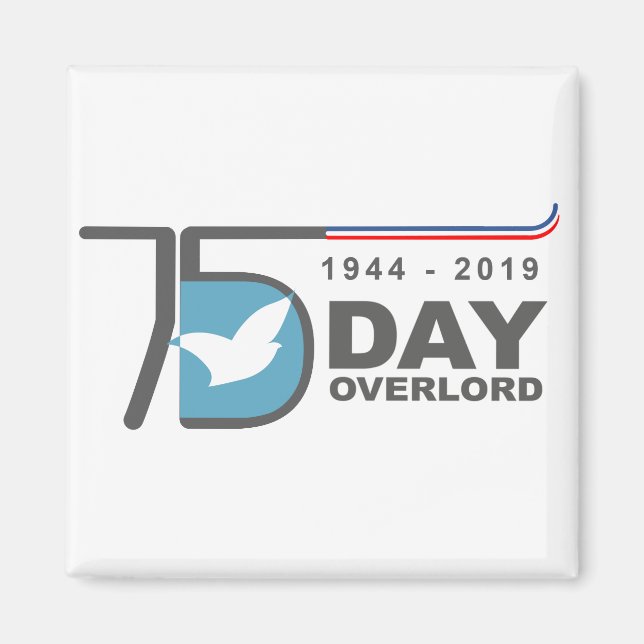Aimant D-Day Overlord 1944 2019 (Devant)