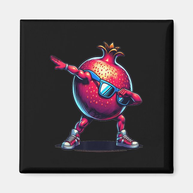 Aimant Dab Dance Grenade Drôle Danser Danser Dabbing Frui (Devant)