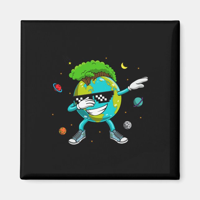 Aimant Dabbing Earth Recyclage Conversation Science spati (Devant)