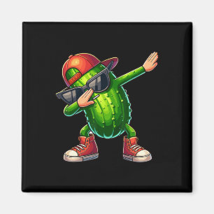 Aimant Dabbing Pickle Dancing Cucumber Lover Drôle Pickle