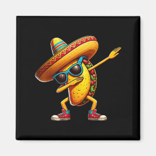 Aimant Dabbing Tacos Bruh Cinco De Mayo Fiesta Mexicain B