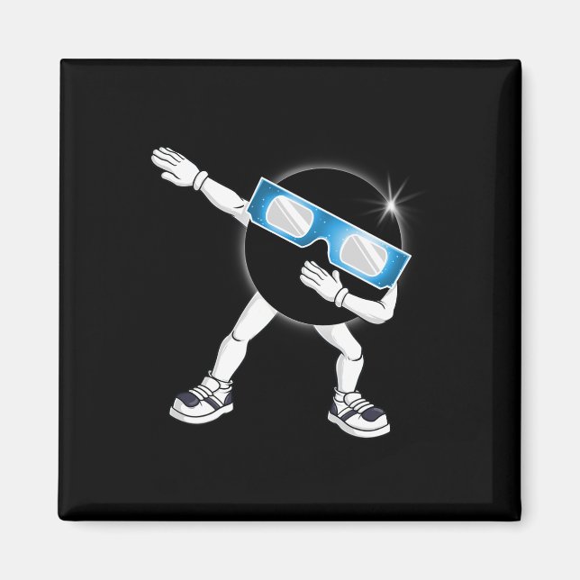 Aimant Dabbing Total Solar Eclipse 2024 Totality Dab Boys (Devant)