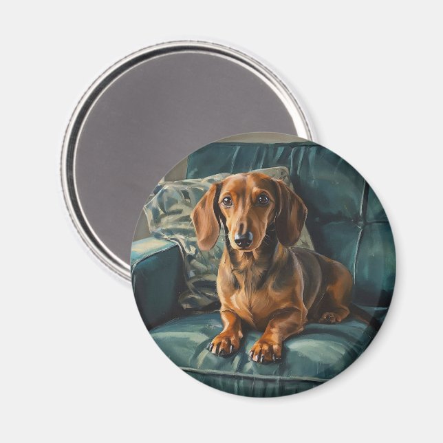Aimant Dachshund (Recto/Verso)