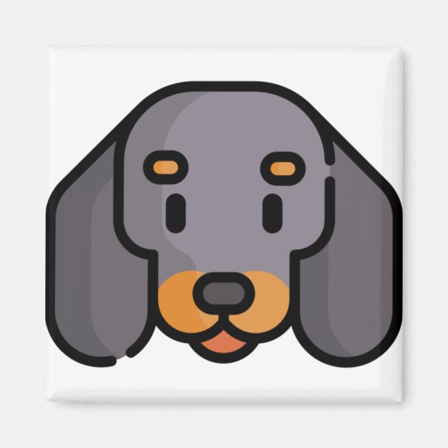 Aimant Dachshund (Devant)