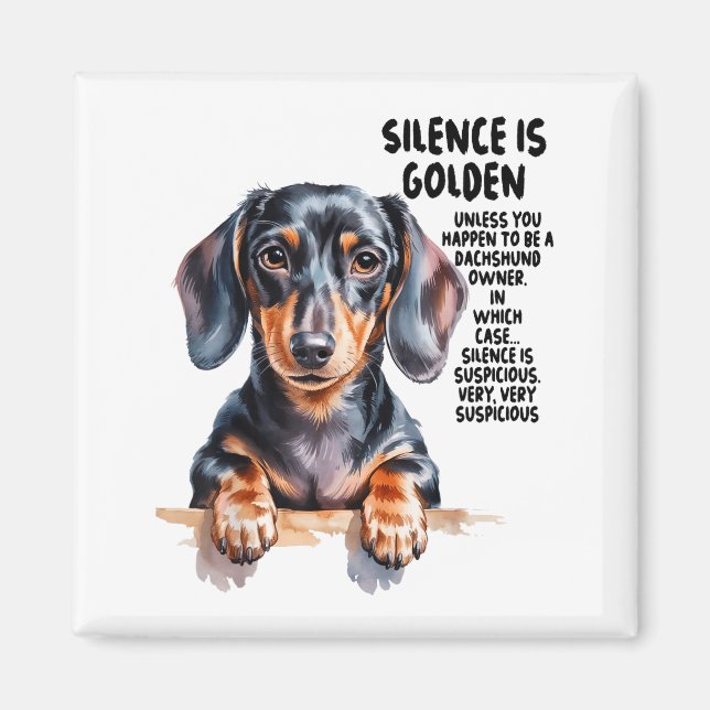 Aimant Dachshund Ideas For Women &amp; Novelty Miniature  (Devant)