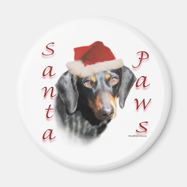 Aimant Dachshund Paws (lisse) (Devant)
