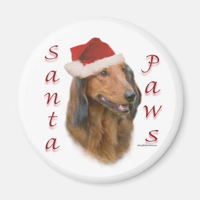 Aimant Dachshund Paws - Longhair (Devant)