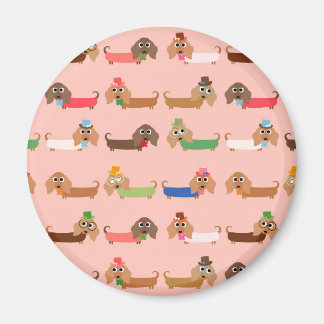 Aimant Dachshunds amusants