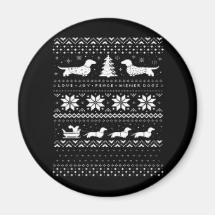 Aimant Dachshunds Sweater Motif classique T-Shi