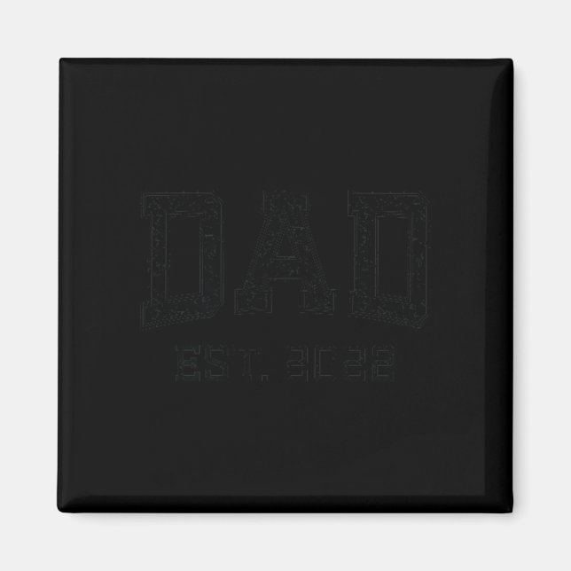 Aimant Dad Est 2022 D Fathers Day New Dad Husband  (Devant)