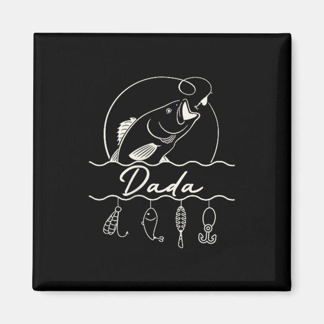 Aimant Dada du gros pêche o-poisson-iellement 1er (Devant)