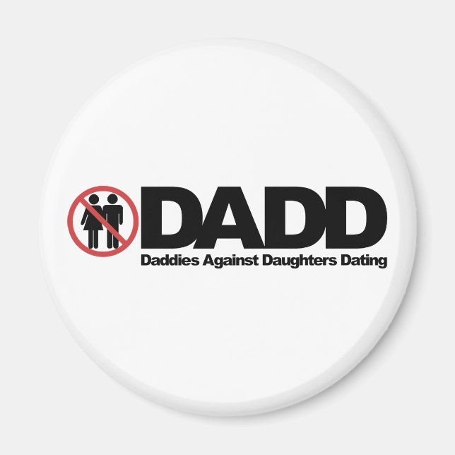 Aimant DADD Daddies Contre Les Filles En Rencontre (Devant)