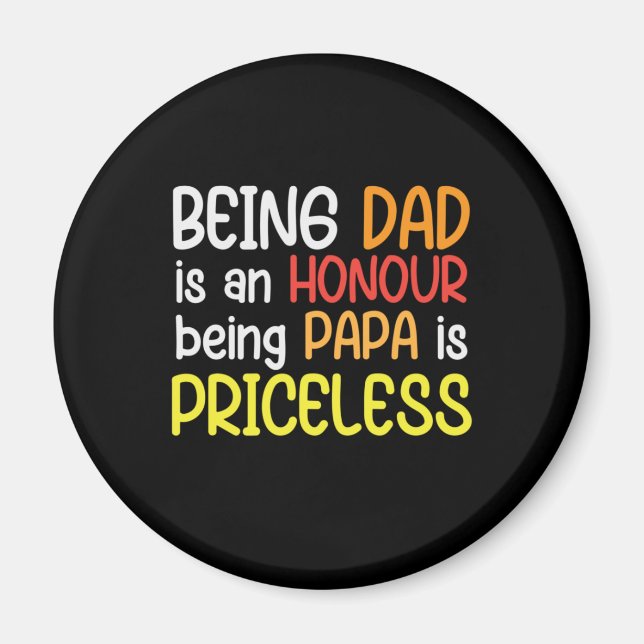 Aimant Daddy Gift Being Dad Being Papa (Devant)