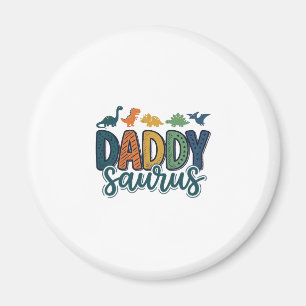 Aimant Daddy Saurus Conception de vecteur de papa dinosau