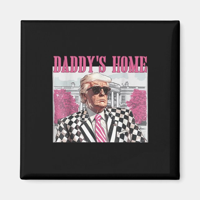 Aimant Daddys Accueil Trump Pink 2024 (Devant)