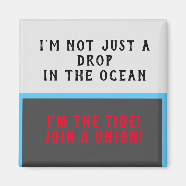 Aimant d'adhésion syndicale (Devant)