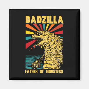 Aimant Dadzilla Funny Père Des Monstres Fath Vintage