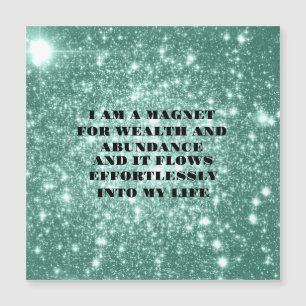 Aimant d'affirmation de richesse