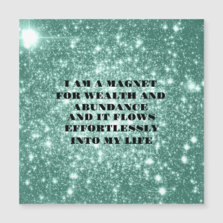 Aimant d'affirmation de richesse