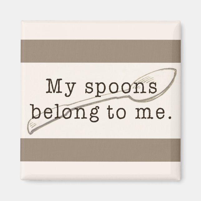 Aimant d'Affirmation de Spoonie (Devant)