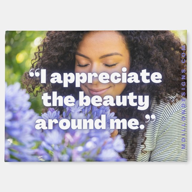 Aimant d'affirmation positive (Recto)