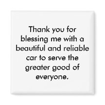 Aimant d'affirmation positive - Déclaration de gra