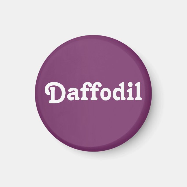 Aimant Daffodique magnétique (Devant)