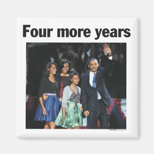 Aimant D'aimant d'Obama de quatre plus années