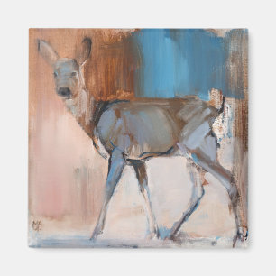 Aimant Daine un cerf commun 2014