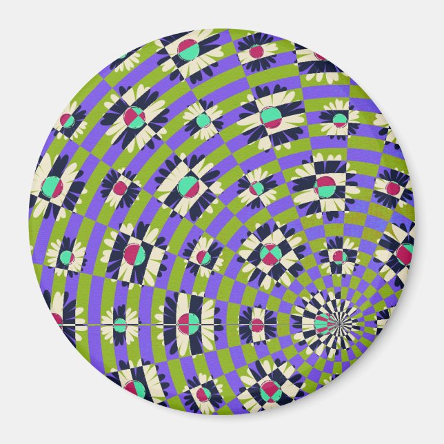 Aimant Daisy Kaleidoscope (Devant)