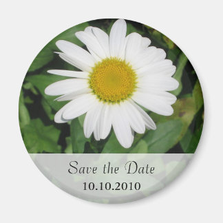 Aimant Daisy Personnalisé Enregistrer l'aimant Date