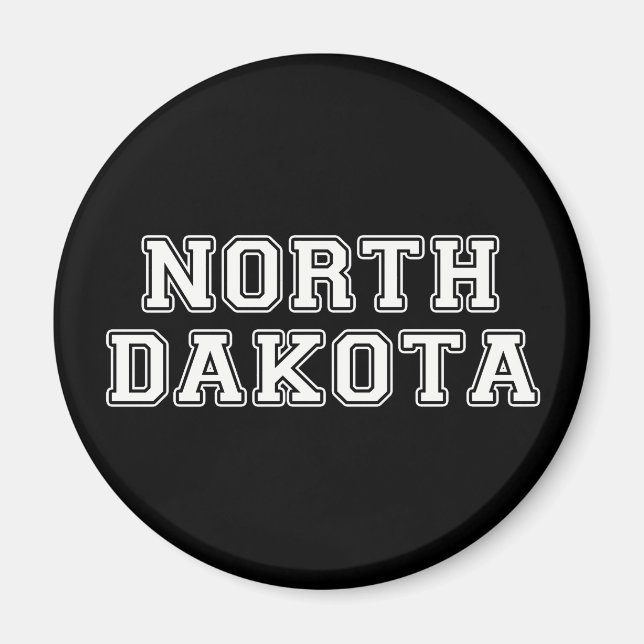 Aimant Dakota du Nord (Devant)