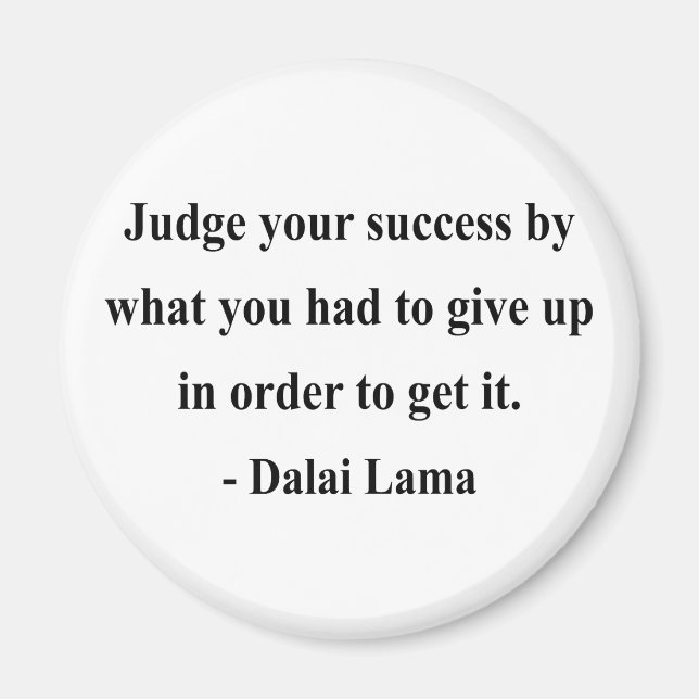 Aimant dalai lama citation 7a (Devant)