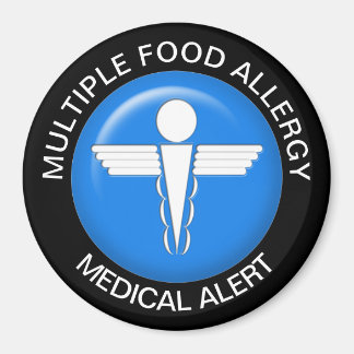 Aimant d'alerte d'allergie alimentaire