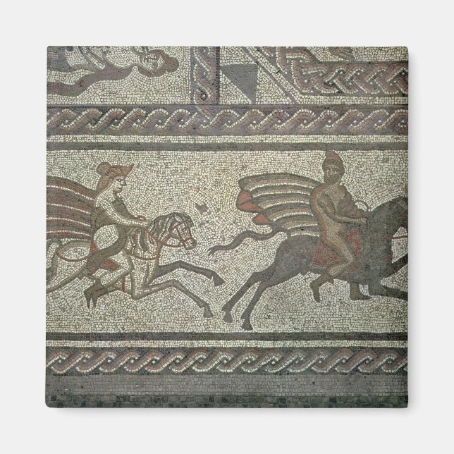 Aimant Dallage en mosaïque de la villa romaine à Low (Devant)