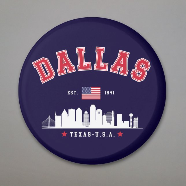 Aimant Dallas Skyline Heritage (Créateur téléchargé)