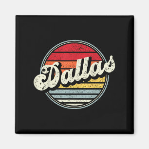 Aimant Dallas Texas Tx Accueil Cool d'état les années 70