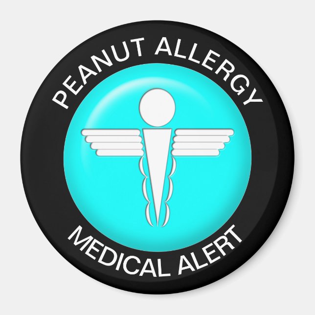 Aimant d'allergie aux arachides (Devant)