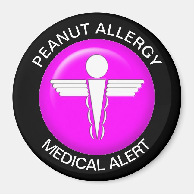 Aimant d'allergie aux arachides (Devant)