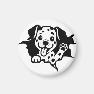 Aimant Dalmatien, Chiot, Dessin Animé