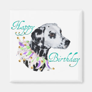 Aimant Dalmatien Joyeux Anniversaire