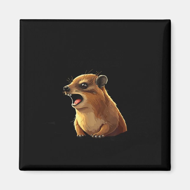 Aimant Damans de roche Awawa Ew Personnes Drôle de marmot (Devant)