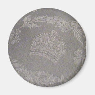 Aimant Damas irlandais antique avec Couronne royale