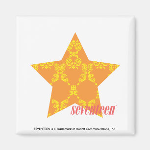 Aimant Damas Orange-Jaune 3