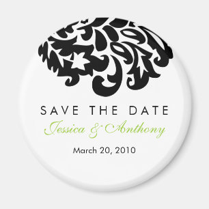 Aimant damask enregistrer l'aimant de date