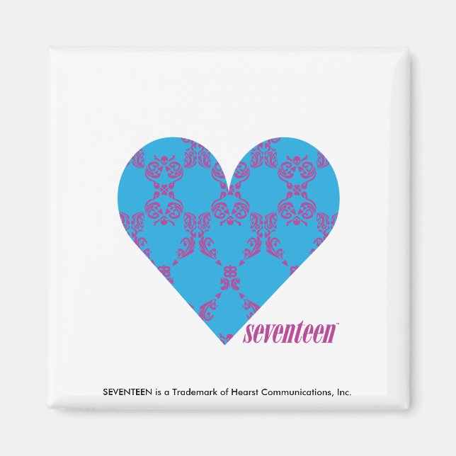 Aimant Damask Purple-Aqua 3 (Devant)